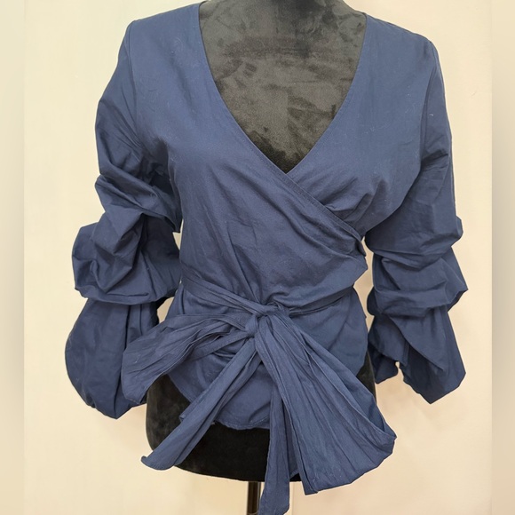 House Of Mac Wrap Blouse - Picture 1 of 7